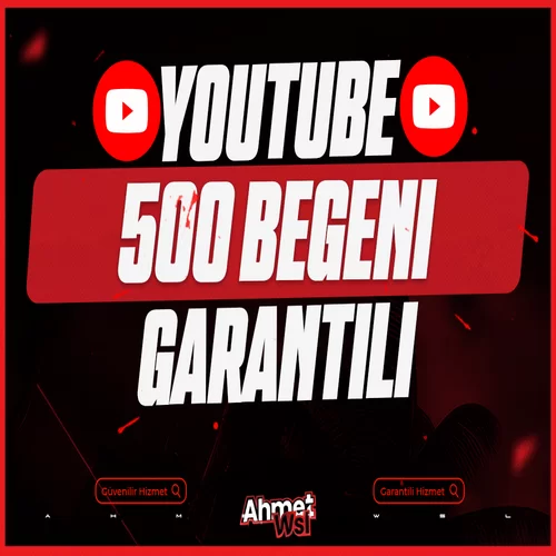  YouTube 500 Beğeni